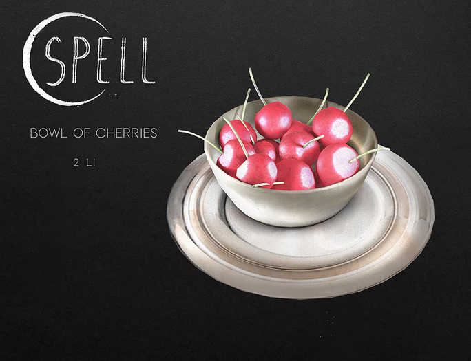 Second Life Marketplace SPELL Bowl of cherries